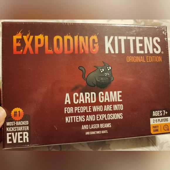 Games | Exploding Kittens Original Edition Card Game | Poshmark